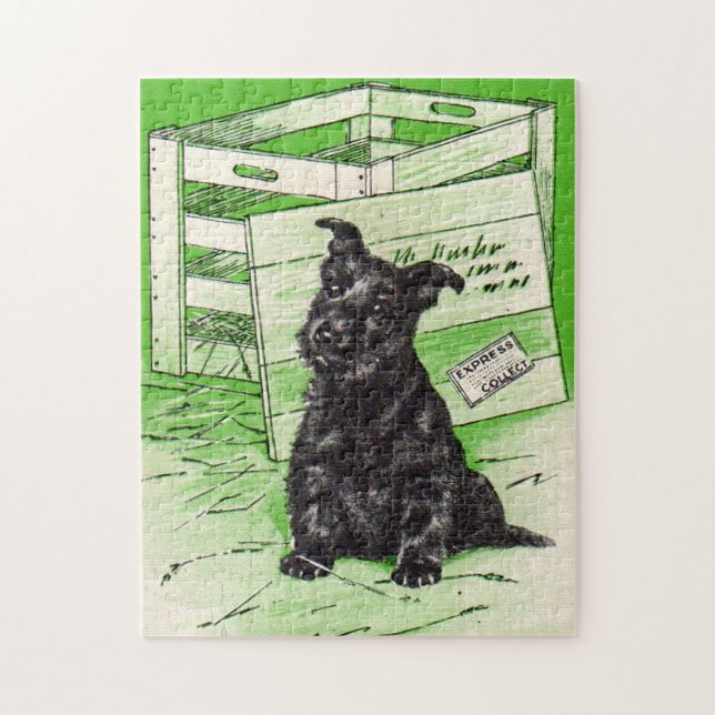 Scottie dog by special delivery jigsaw puzzle (Vertical)