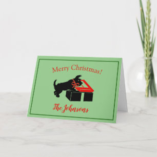 Scottie Dog Christmas Cards Blank Inside Terrier
