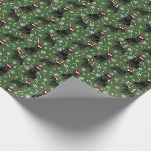 Scottie Dog Christmas Holiday Wrapping Paper