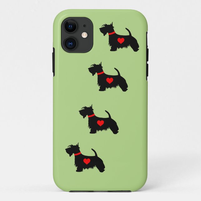 Scottie dog iphone case (Back)