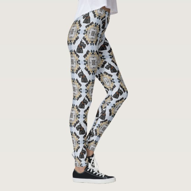 Scottie Dog Leggings (Right)
