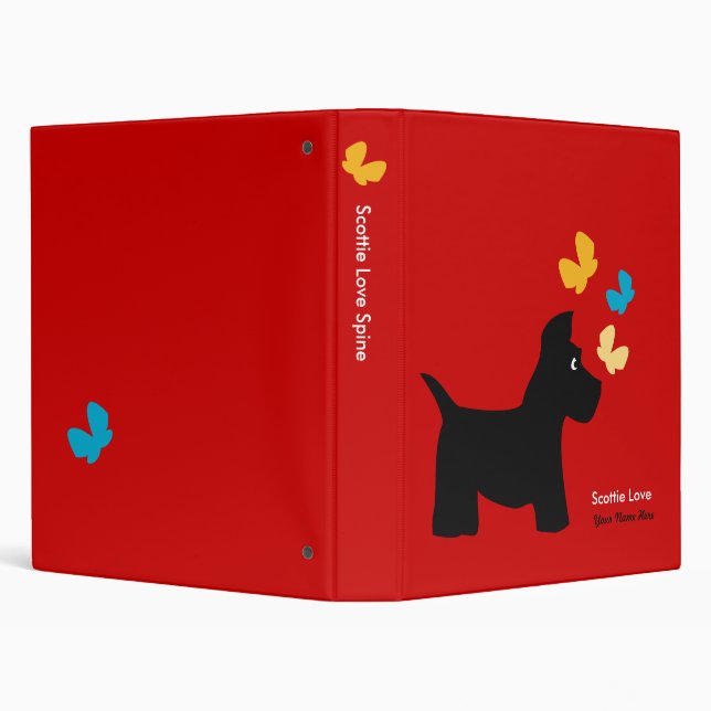 Scottie Dog Love Binder (Background)