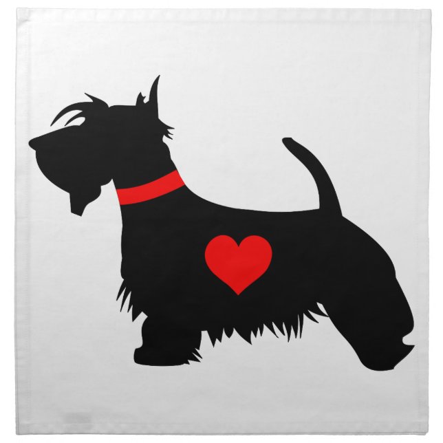 Scottie Dog Napkins (Front)