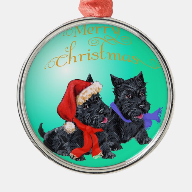 Scottie Dog Ornament (Front)