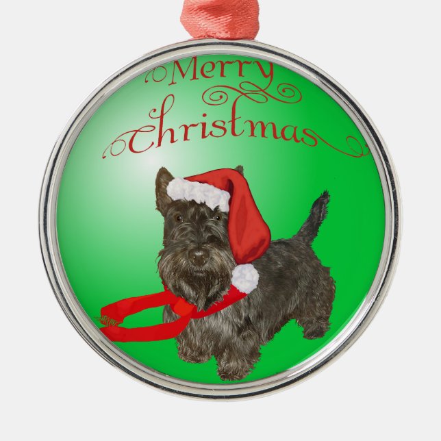 Scottie Dog Ornament (Front)