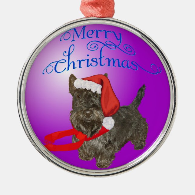 Scottie Dog Ornament (Front)