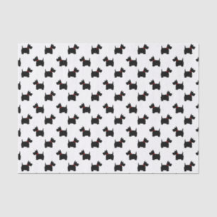 Scottie Dog Pattern Tissue Paper