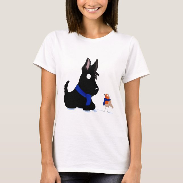Scottie Dog & Robin T-Shirt (Front)