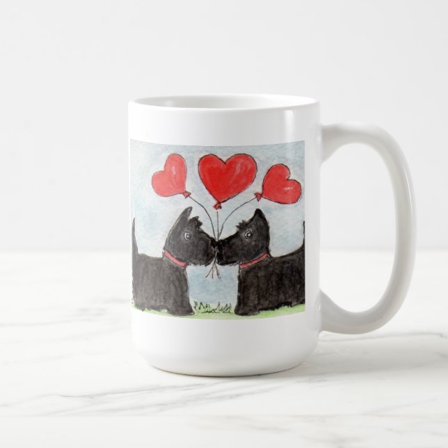 Scottie dog Scottish Terrier mug birthday etc. (Right)