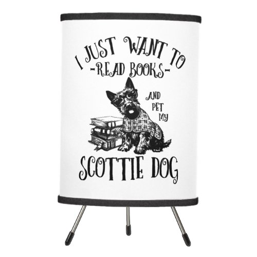 Scottie Dog Scottish Terrier Tripod Lamp