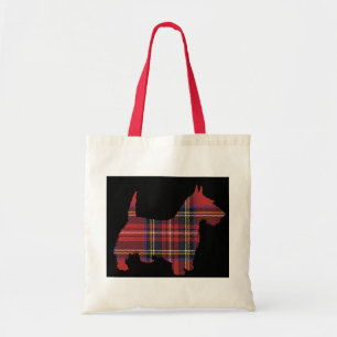 Scottie Dog Tartan Tote Bag