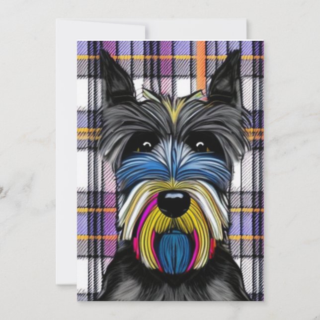 Scottie Dog Thank You Card (Front)
