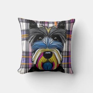 Scottie Dog Throw Pillow