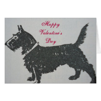 Scottish Terrier Valentine Greeting Cards | Zazzle