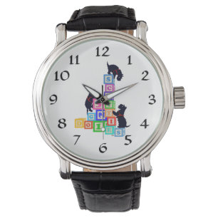 Scottie Dogs Alphabet Blocks Watch