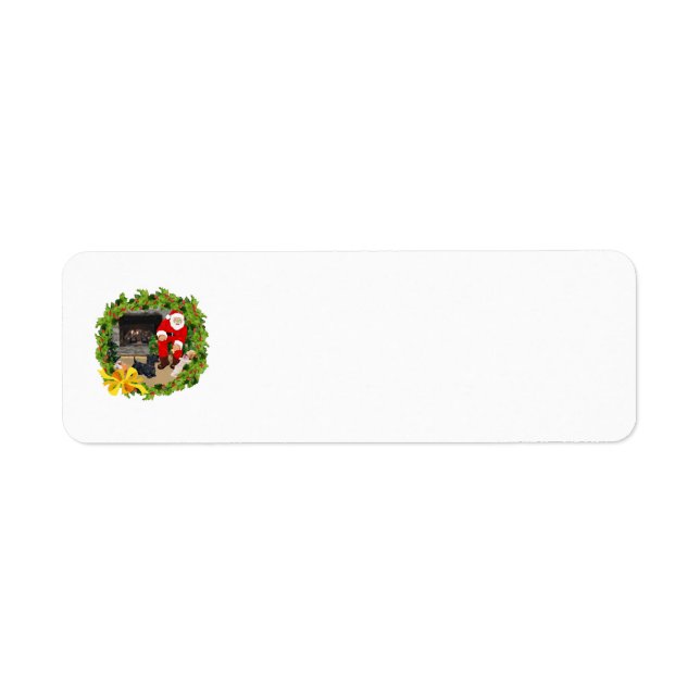 Scottie Dogs at Christmastime Label (Front)