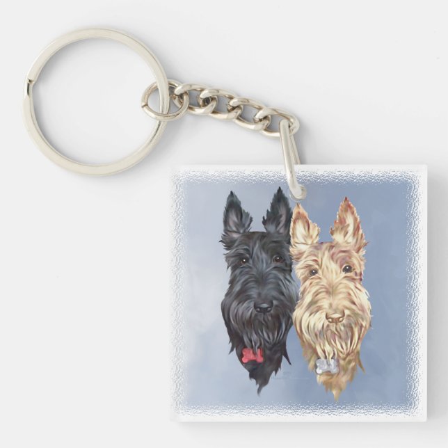Scottie Dogs Keychain (Front)