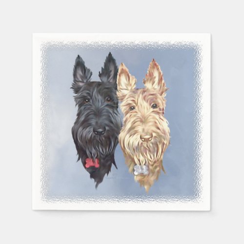 Scottie Dogs Paper Napkins