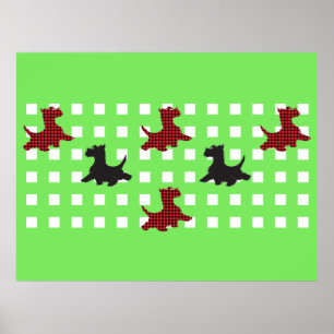 Scottie Dogs Poster