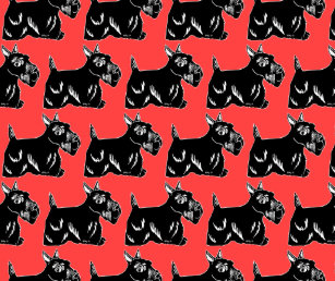 Scottie Dog Bags Zazzle Scottie Dogs Red All Over Print Tote Bag