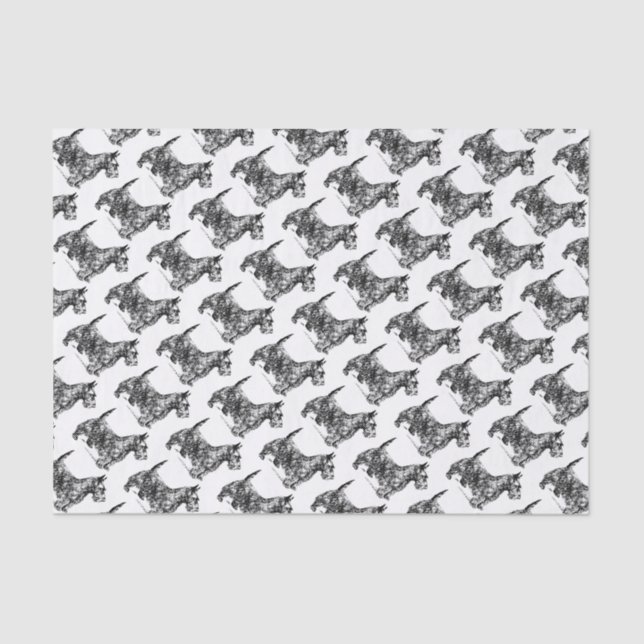 Scottie Dogs Tissue Paper (Front)
