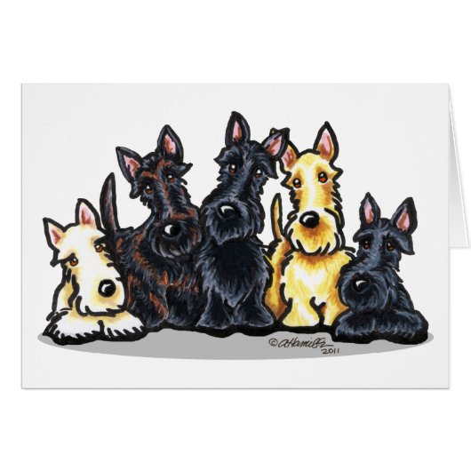 Scottie Five Cards (Front Horizontal)