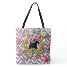 Scottie Floral Your Color Herringbone