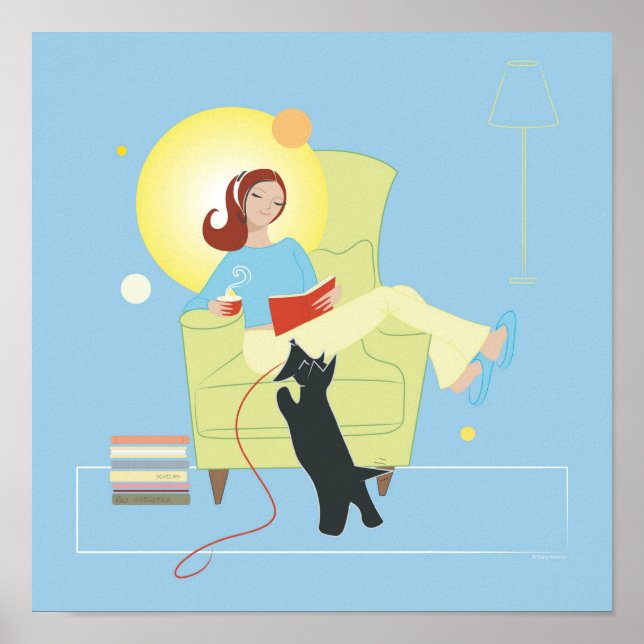 Scottie Gal Reading - Poster (Front)