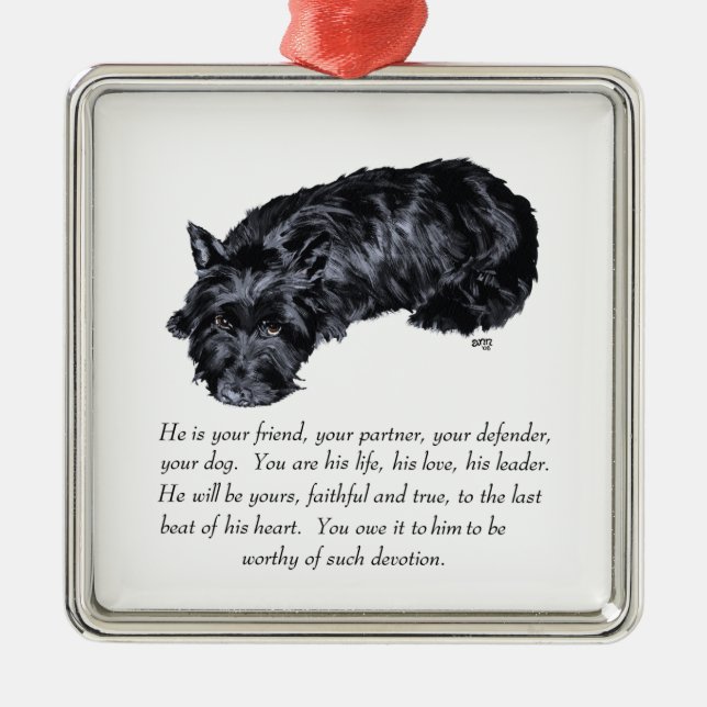 Scottie Keepsake Ornament (Front)