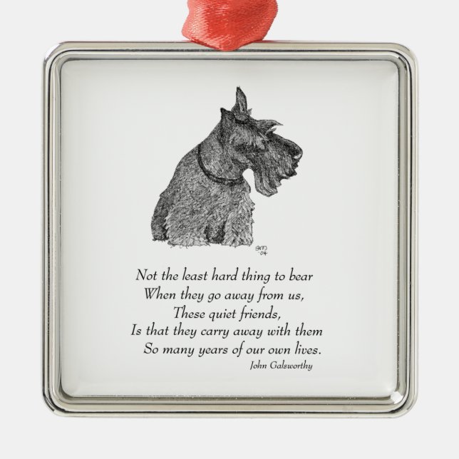 Scottie Keepsake Ornament (Front)