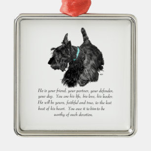 Scottie Keepsake Ornament - MALE