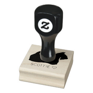Scottie Love Rubber Stamp