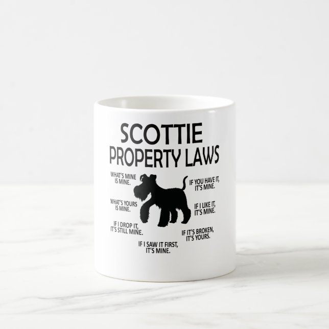 Scottie Lover Scottish Terrier Owner Scottie Mom Coffee Mug (Center)