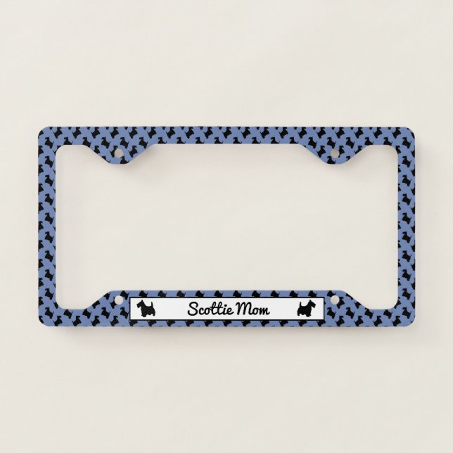 Scottie Mom License Plate Frame (Front)