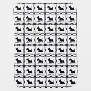 Scottie No. 15 Receiving Blanket