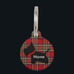 Scottie No 8 Pet Name Tag<br><div class="desc">Scottie No 8 ID tag. Scottish Terrier with a Red Collar. This design was inspired by my Scottie, Lincoln at his eight months.</div>