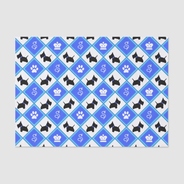 Scottie No 8 Tissue Paper (Front)