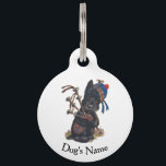 Scottie Playing Bagpipes Personalize Pet Tag<br><div class="desc">Scottie Playing Bagpipes Personalize</div>