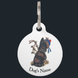 Scottie Playing Bagpipes Personalize Pet Tag<br><div class="desc">Scottie Playing Bagpipes Personalize</div>