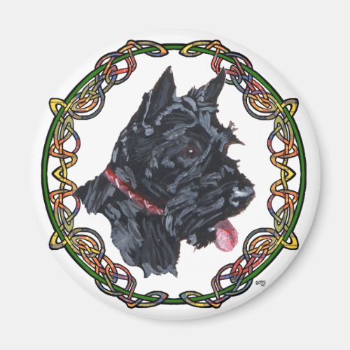 Scottie Portrait Celtic Knotwork