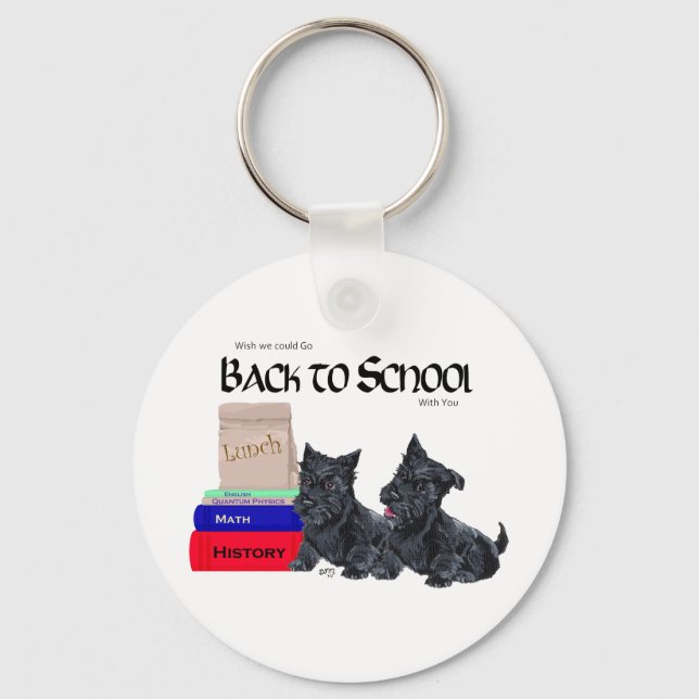 Scottie Puppies Back to School Keychain (Front)