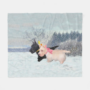 Scottie Puppies Fleece Blanket