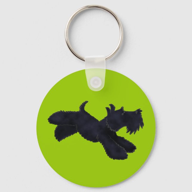 Scottie Run Keychain (Front)