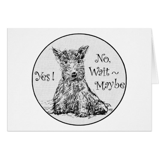 Scottie Sketch - Indecision Cards (Front Horizontal)