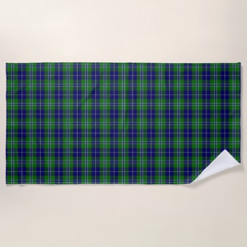 Scottish Accents Clan Douglas Tartan Beach Towel