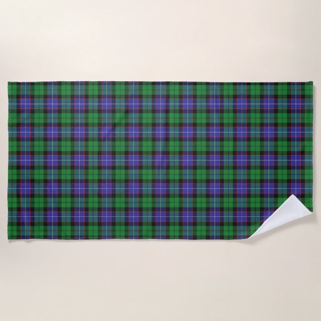 Scottish Accents Clan Galbraith Tartan Beach Towel (Front)