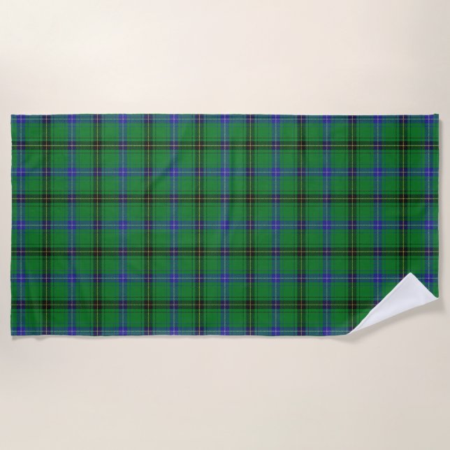 Scottish Accents Clan Henderson Tartan Beach Towel (Front)