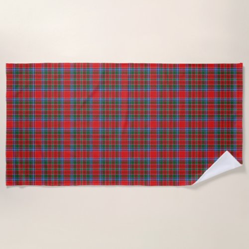 Scottish Accents Clan MacBean Tartan Beach Towel