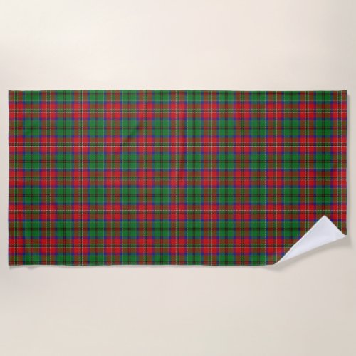 Scottish Accents Clan MacCulloch Tartan Beach Towel