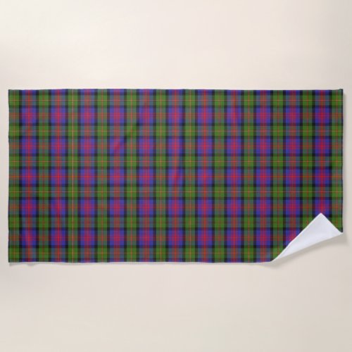 Scottish Accents Clan MacLennan Tartan Beach Towel